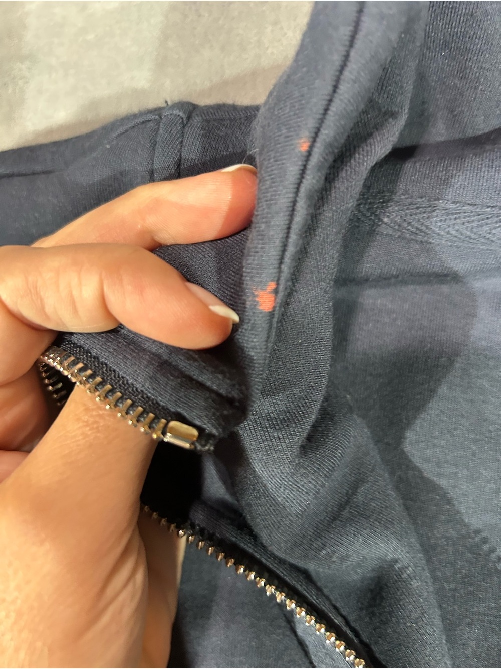 Varley Double Soft Navy Blue Size Medium Sweatshirt - Picture 3 of 7